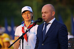 Александр Корякин приветствует участников XI летней Спартакиады ПАО «Газпром»