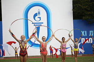 Церемония открытия XI летней Спартакиады ПАО «Газпром»