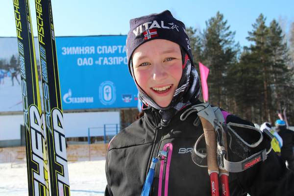 Лыжники на детской спартакиаде Газпрома. Екатеринбург февраль-март 2012