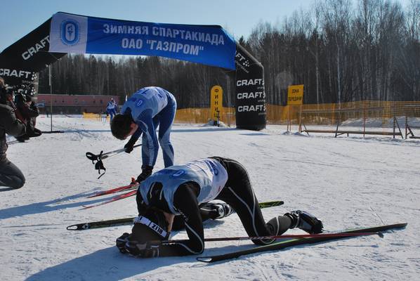 Лыжники на детской спартакиаде Газпрома. Екатеринбург февраль-март 2012